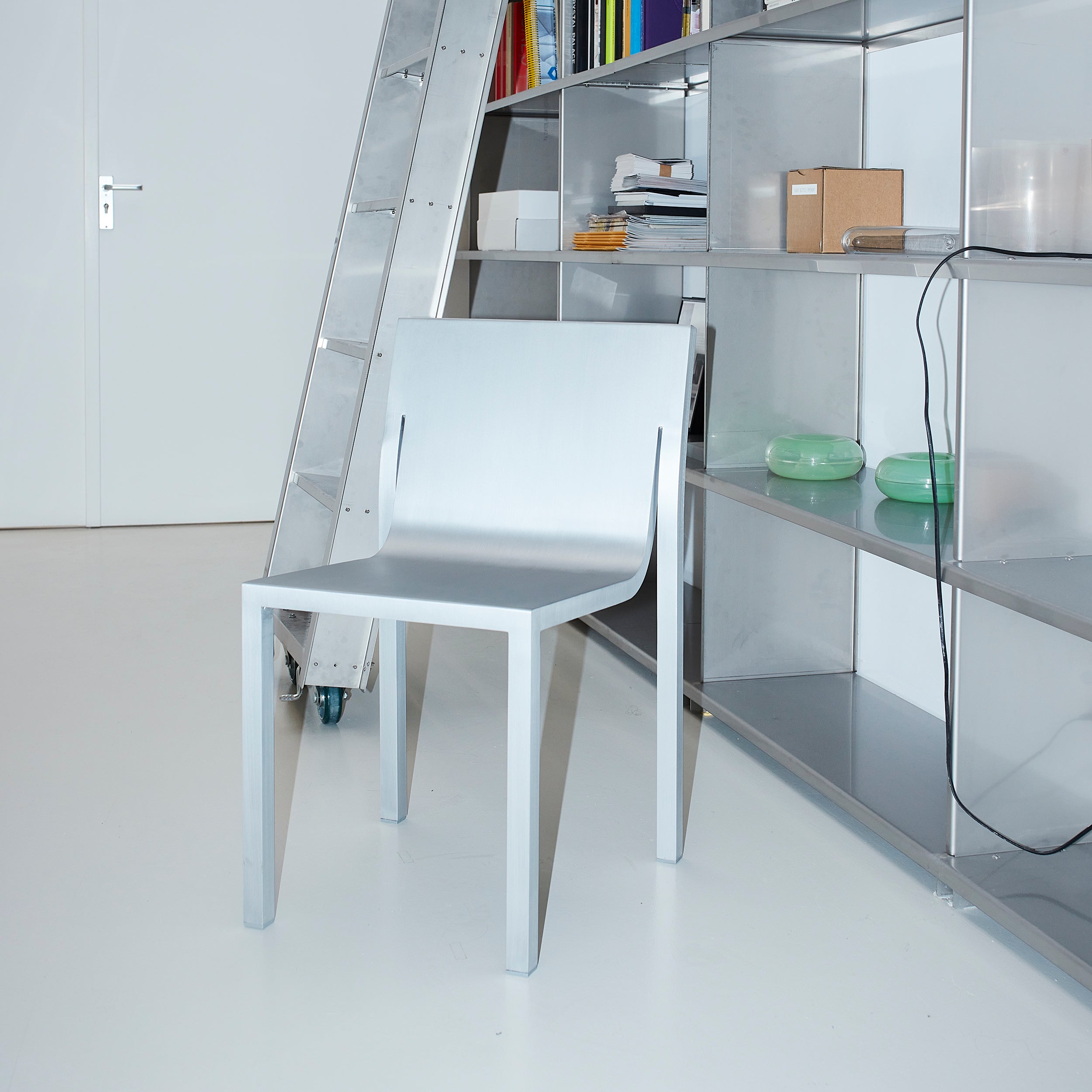 Stedelijk Stacking Chair - Aluminum: Quick Ship