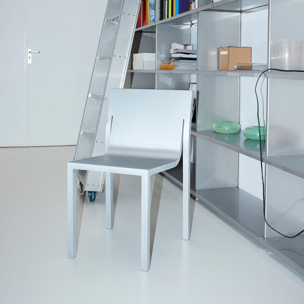Stedelijk Stacking Chair - Aluminum: Quick Ship