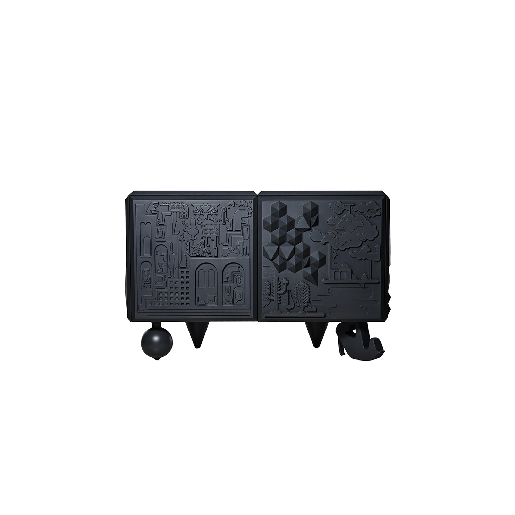 Tout Va Bien Cabinet: 1 + Graphite Grey