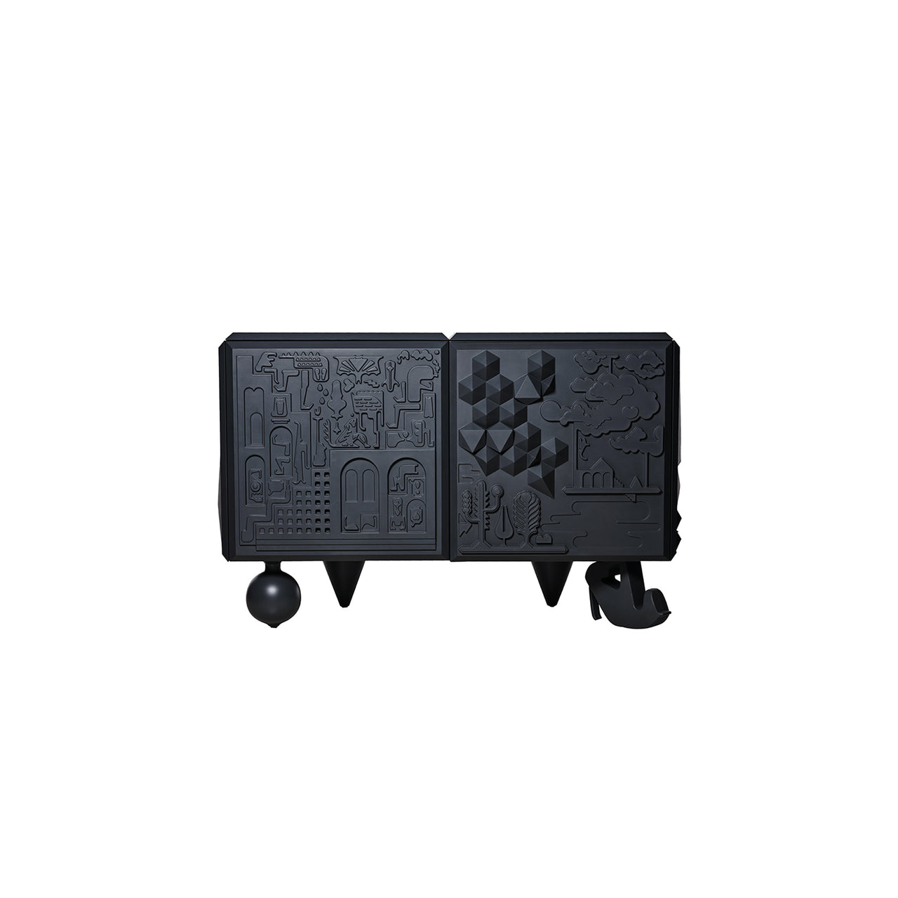 Tout Va Bien Cabinet: 1 + Graphite Grey