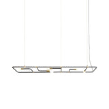 Beaubien Ceiling Lamp: Black + Brass