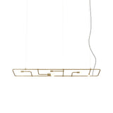 Beaubien Ceiling Lamp: Brass + Brass + Brass