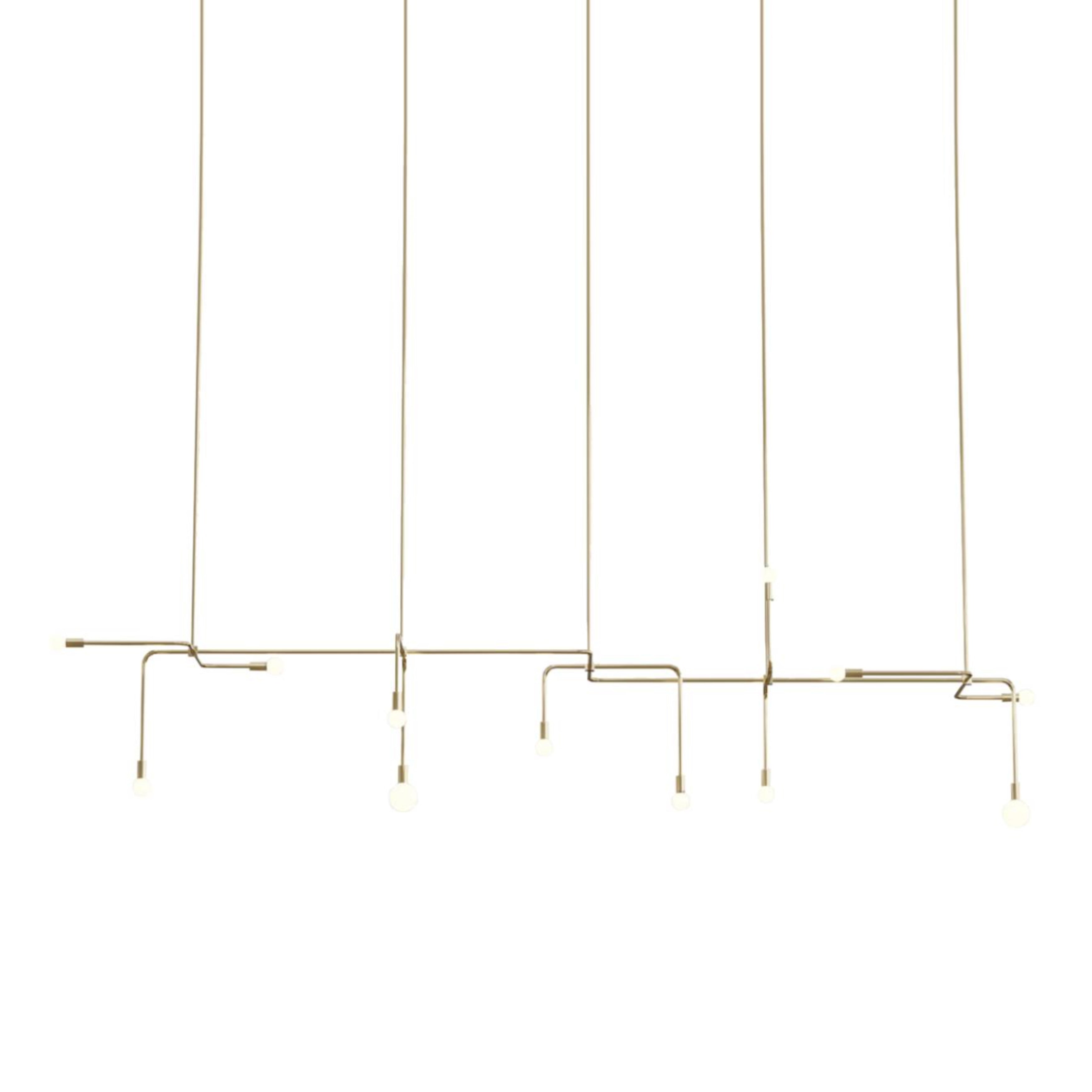 Beaubien 07 Suspension Lamp: Brass