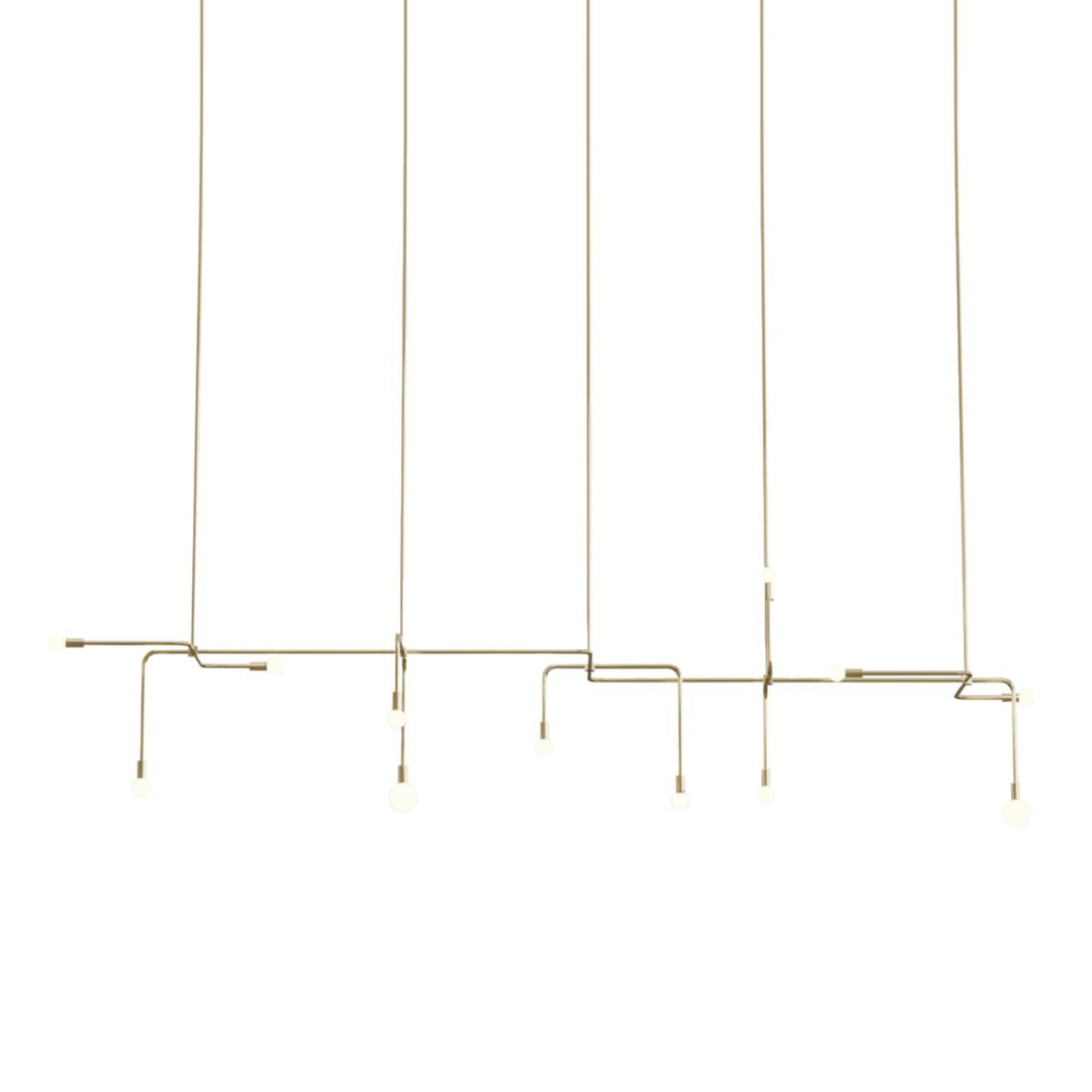 Beaubien 07 Suspension Lamp: Brass