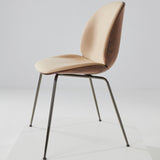 Beetle Dining Chair Conic Base: Veneer Shell + Front Upholstered