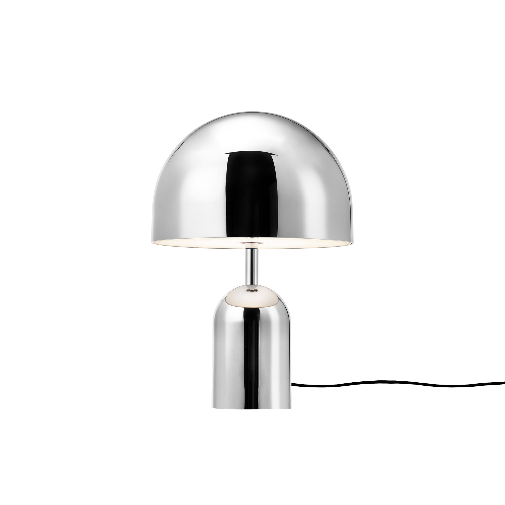 Bell Table Lamp: Silver