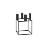 Kubus Candleholders: Black + 4 + Without Base