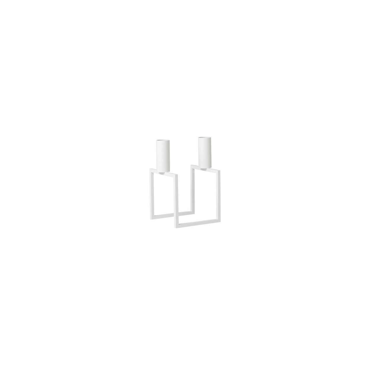 Line Candleholder: White + Without Base