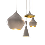 Beat Range Round Pendant System: White