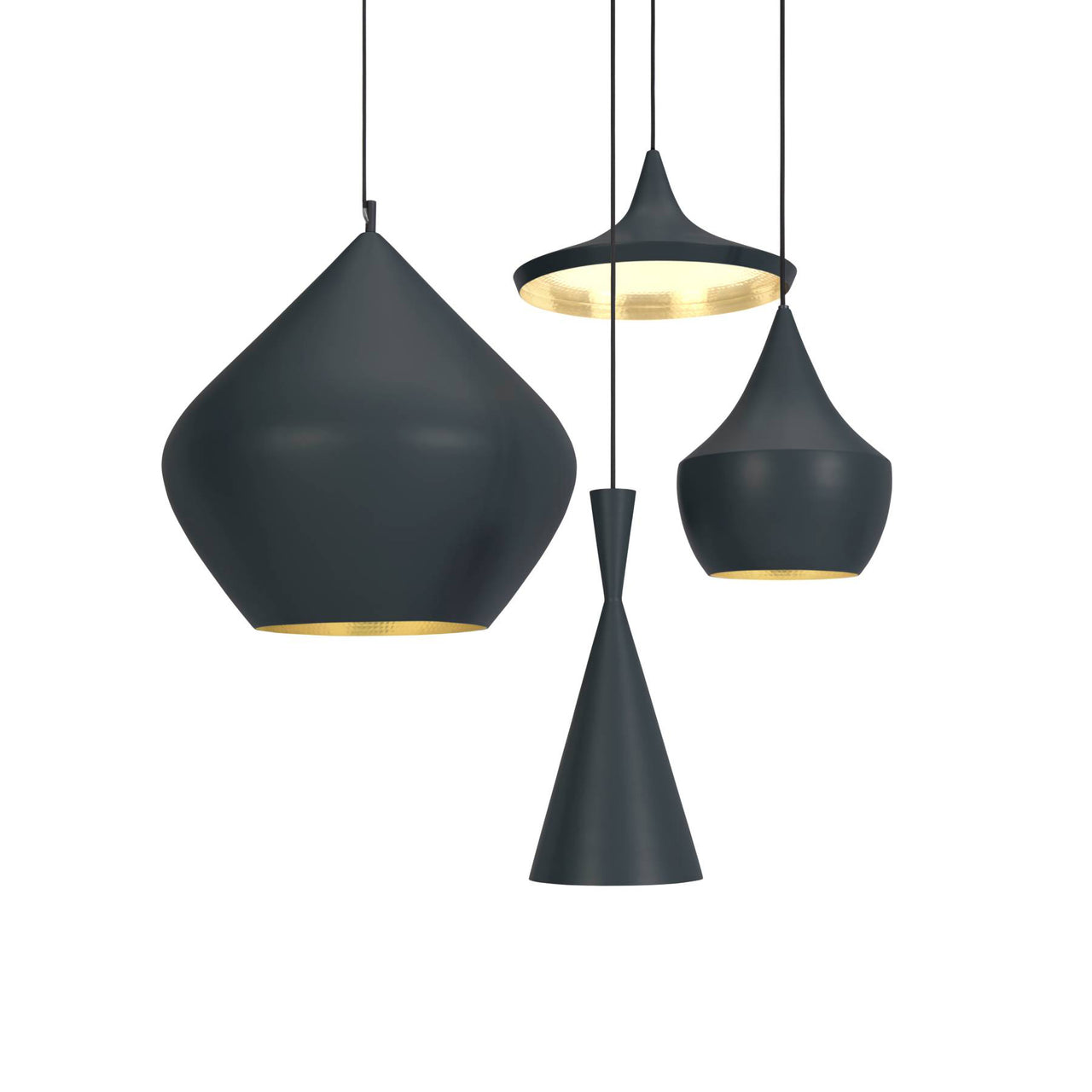 Beat Range Round Pendant System: Black