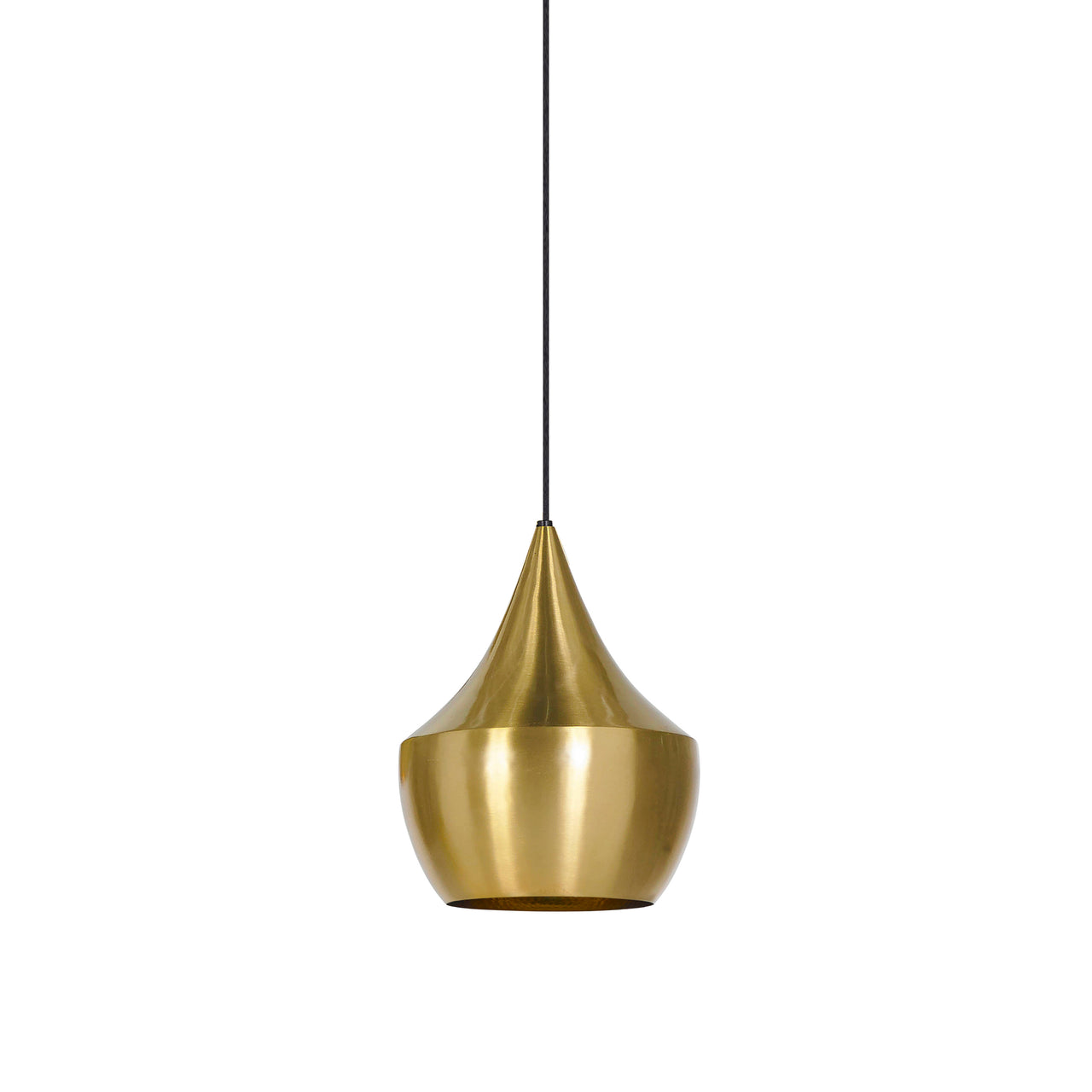 Beat Fat Pendant: Brass