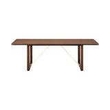 BM67 Coffee Table: Smoked Oiled Oak + Brass