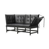 The Spoke-Back Sofa: Black Lacquered Oak