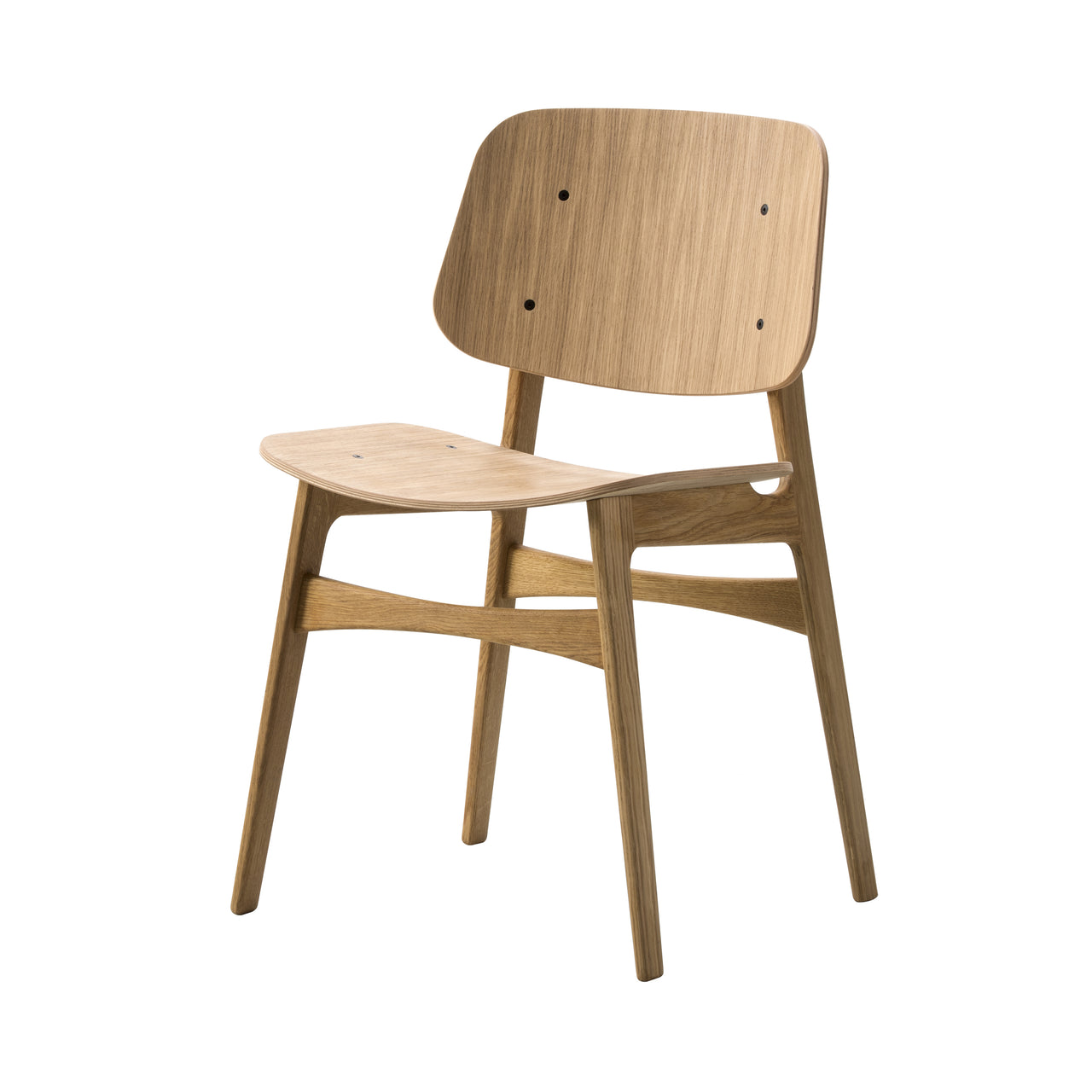 Soborg Chair: Oiled Oak