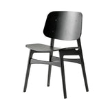 Soborg Chair: Black Lacquered Oak