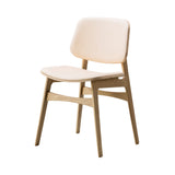 Soborg Chair: Front Upholstered + Lacquered Oak