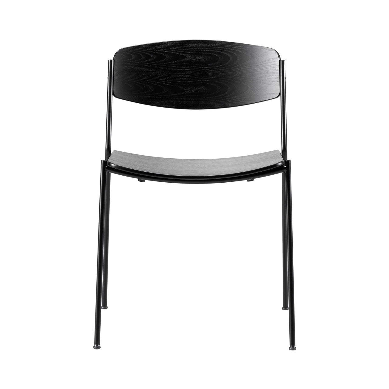 Lynderup Chair: Black Lacquered