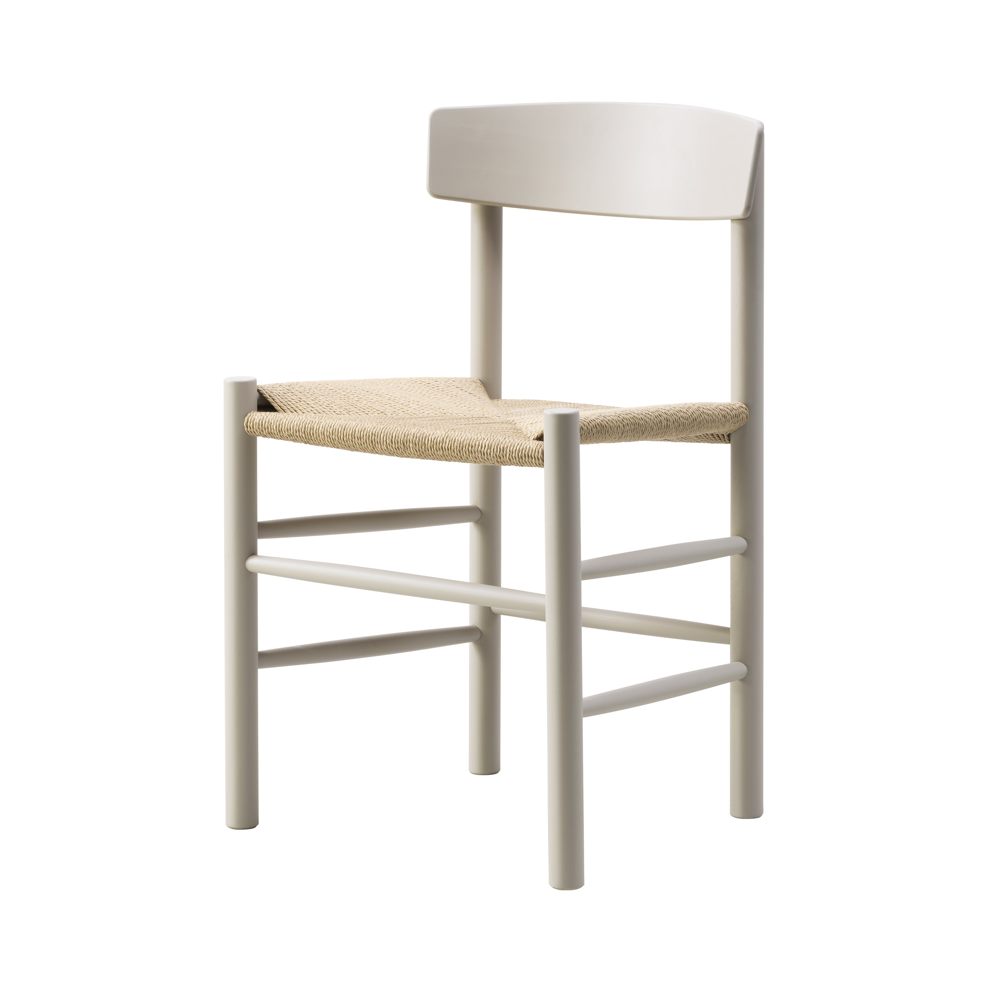 J39 Mogensen Chair: Pebble Grey + Natural