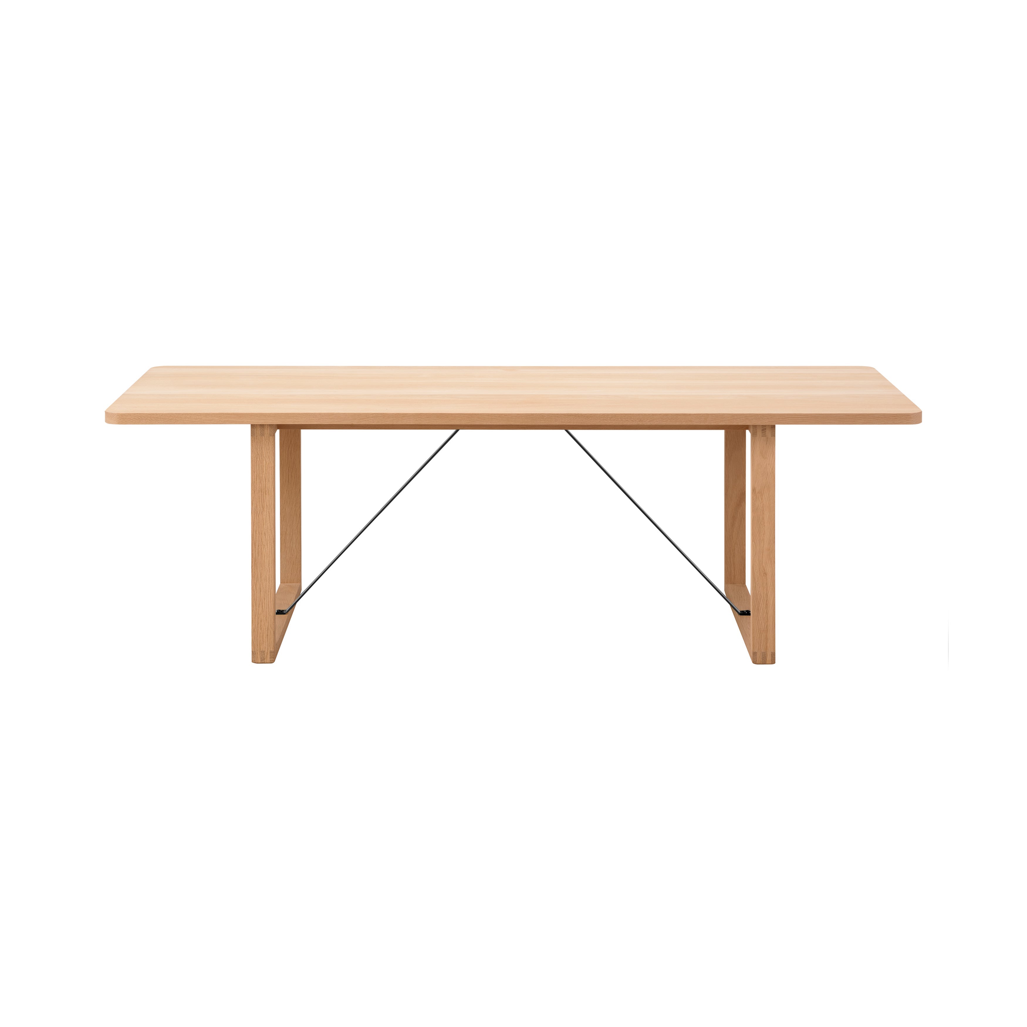 BM67 Coffee Table: Light Oiled Oak + Black