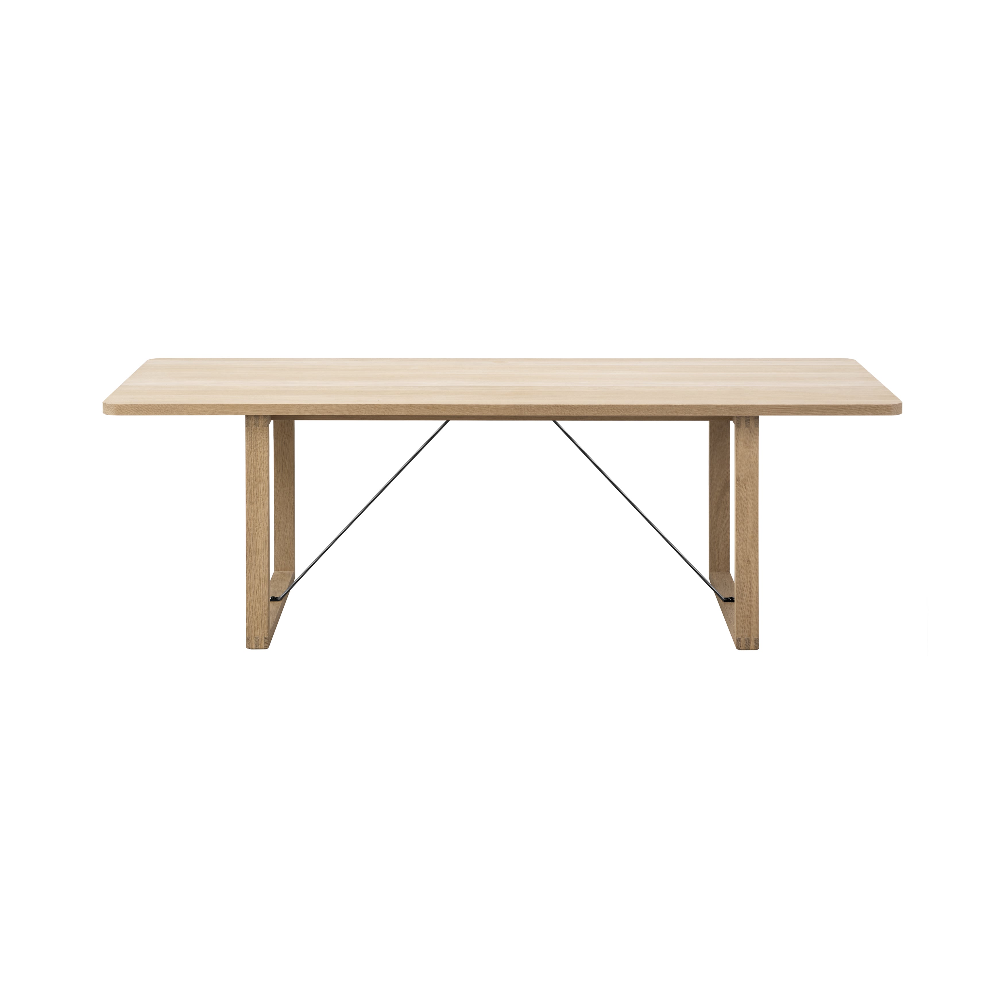 BM67 Coffee Table: Soaped Treated Oak + Black