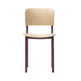 Plan Chair: Lacquered Oak + Bordeaux
