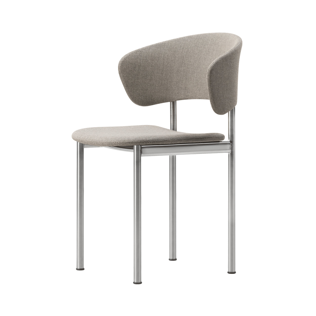 Plan Armchair: Brushed Steel