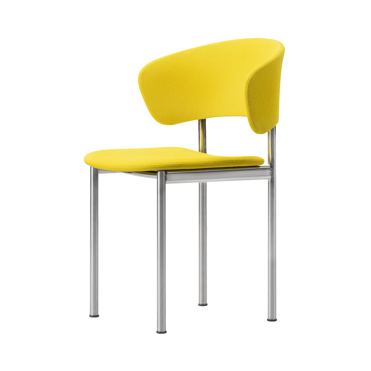 Plan Armchair: Brushed Steel