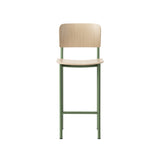 Plan Bar + Counter Stool: Counter + Oak Lacquered + Modernist Green
