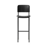 Plan Bar + Counter Stool: Bar + Black Ash Lacquered + Black