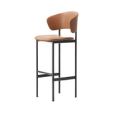 Plan Bar + Counter Stool with Armrest: Bar + Black