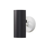 Brim Sconce: Round + Without Switch + Matt Black + Matt White