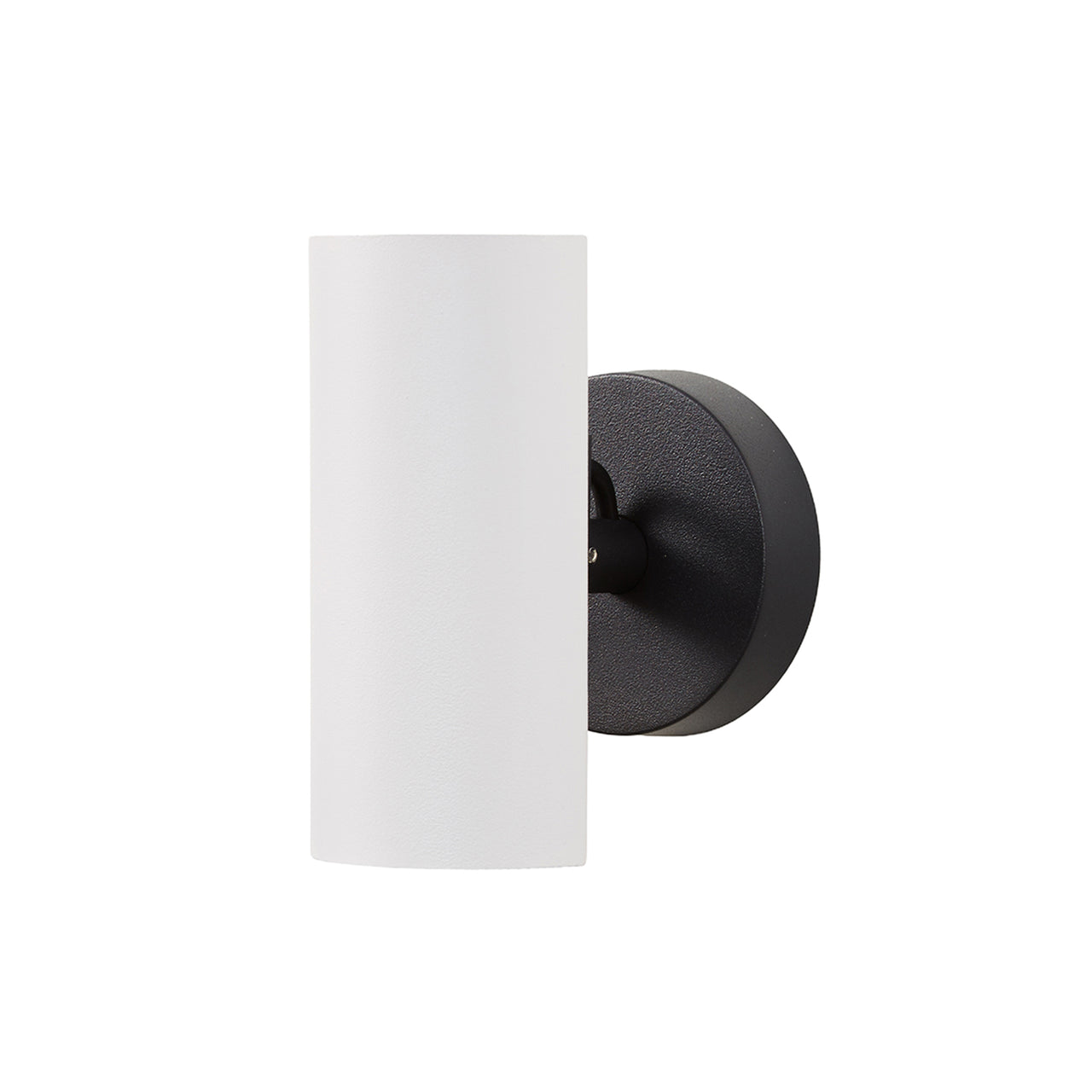 Brim Sconce: Round + Without Switch + Matt White + Matt Black