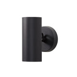 Brim Sconce: Round + Without Switch + Matt Black
