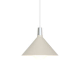 Bower Pendant Light: Medium - 13.8 + White + With Sphere IV