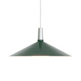 Bower Pendant Light: Large - 23.6 + Green+ With Oval II