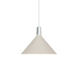 Bower Pendant Light: Medium - 13.8 + White + Without Bulb