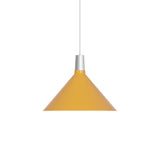 Bower Pendant Light: Medium - 13.8 + Yellow + Without Bulb
