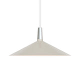 Bower Pendant Light: Large - 23.6 + White + Without Bulb