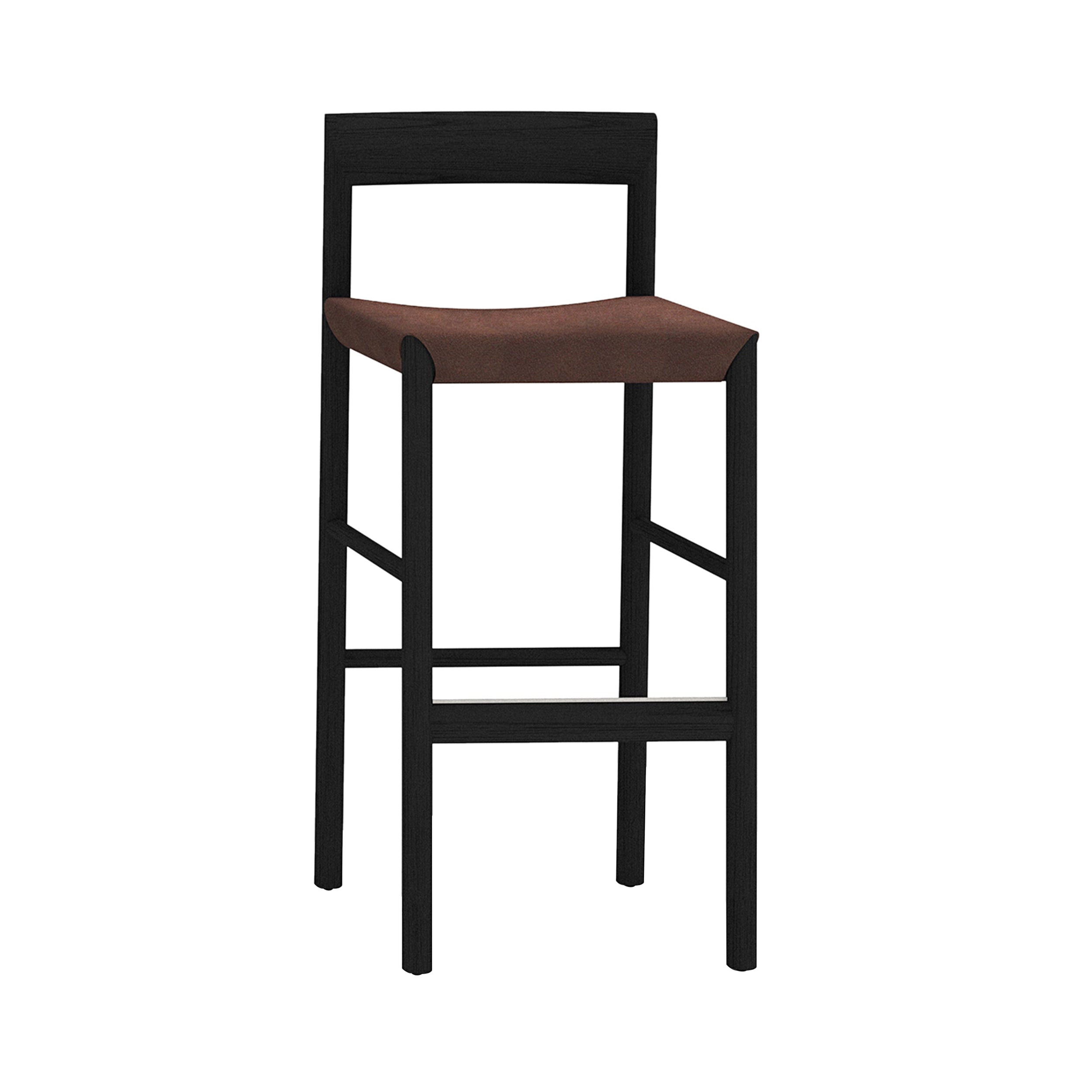 Stax Bar + Counter Stool: Bar + Black Ash