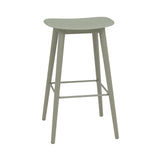 Fiber Bar + Counter Stool: Wood Base + 
Bar + Dusty Green + Dusty Green