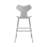 Grand Prix Bar + Counter Stool: Bar + Nine Grey Lacquered Veneer