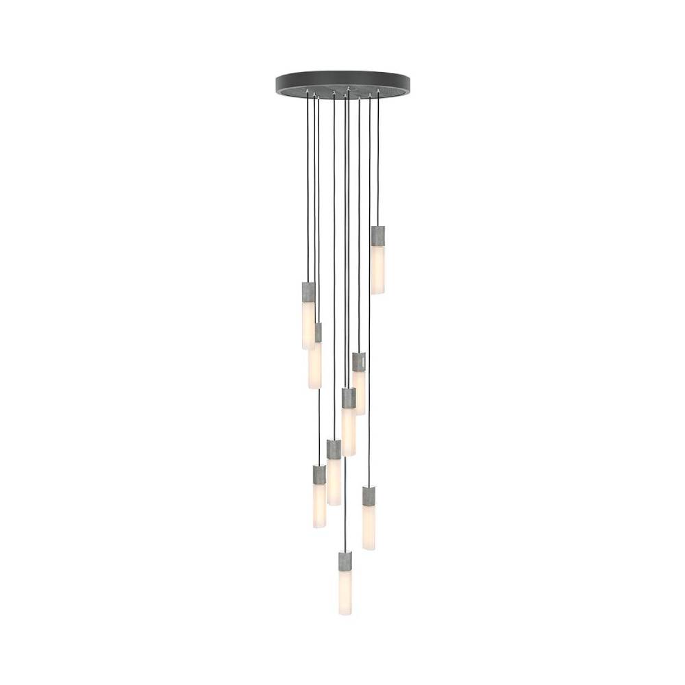 Basalt Nine Pendant: Stainless Steel