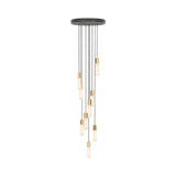 Basalt Nine Pendant: Brass