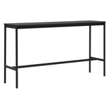 Base High Table: 190 + High + Narrow + Black + Black Laminate + Black ABS Edge