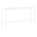 Base High Table: 190 + High + Narrow + White + White Laminate + White ABS Edge