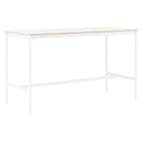 Base High Table: 190 + High + Wide + White + White Laminate + Plywood Edge