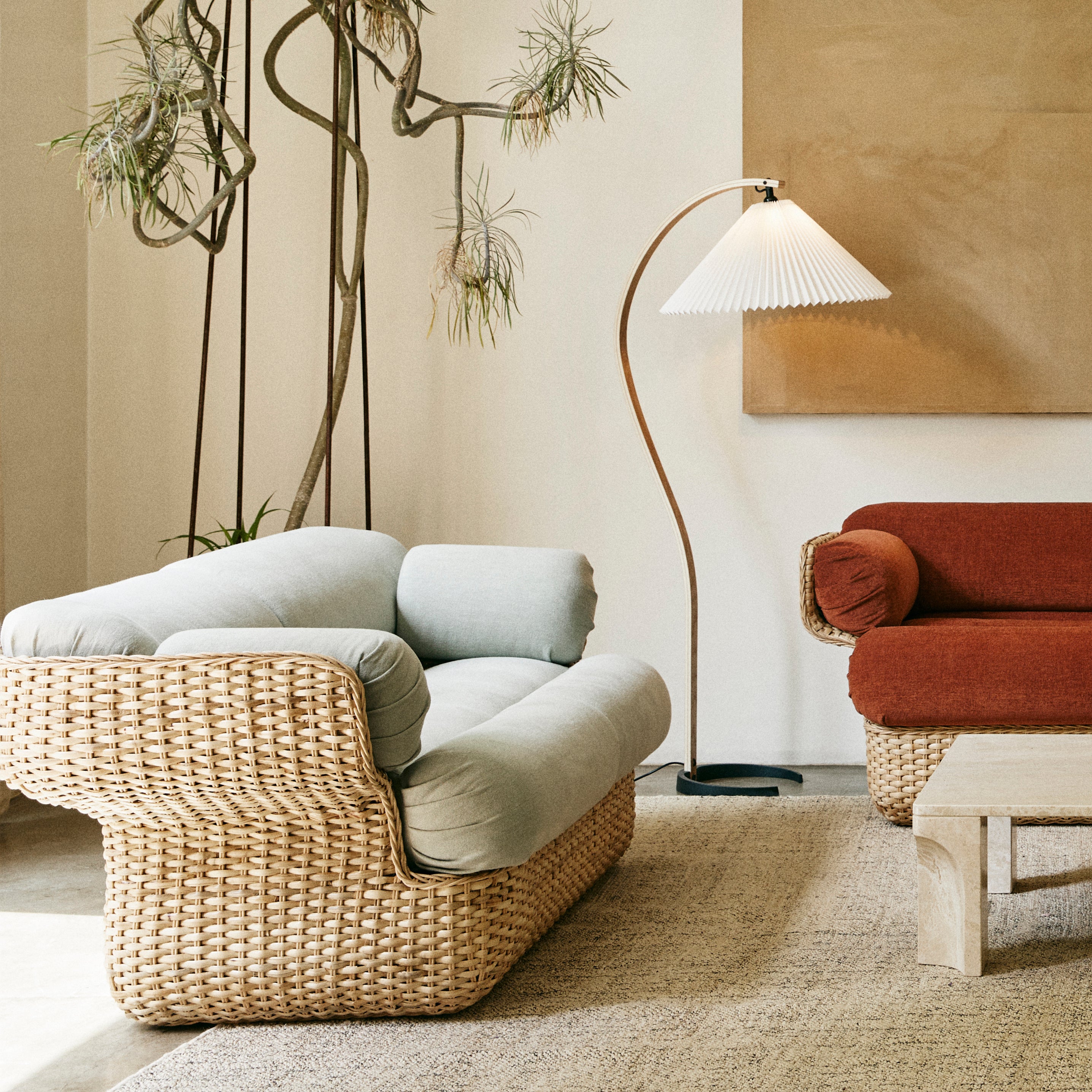 Basket 2 Seater Sofa: LS