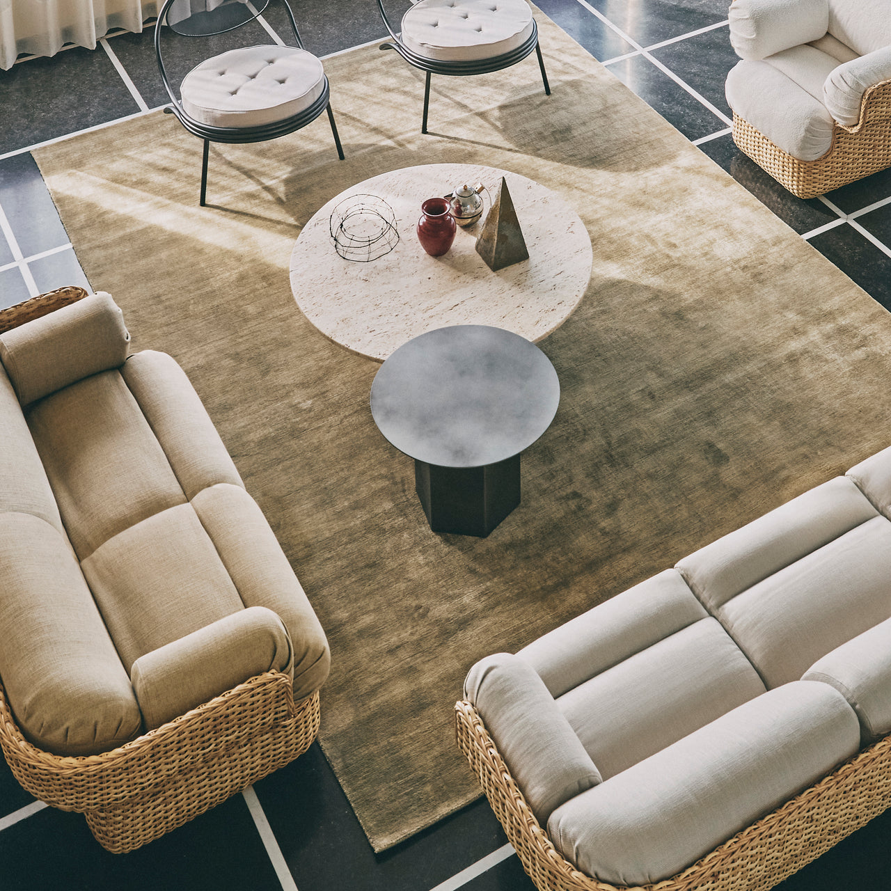 Basket 2 Seater Sofa: LS