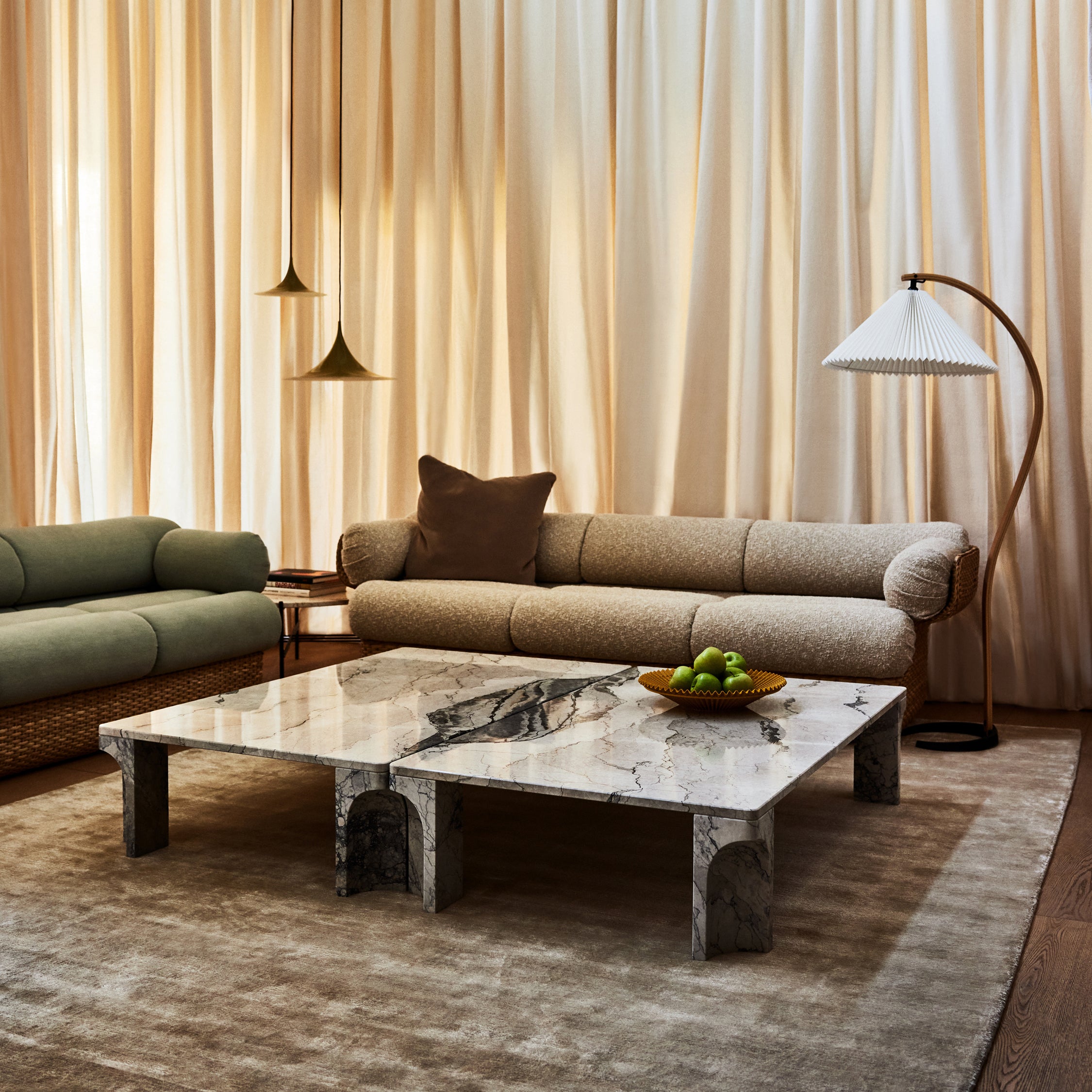 Basket 3 Seater Sofa: LS