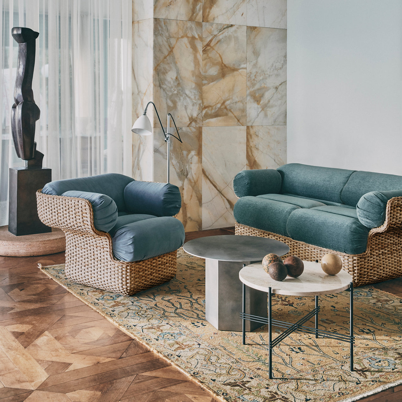 Basket Lounge Chair: LS
